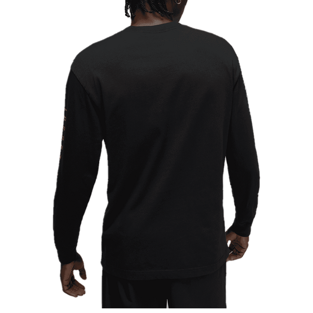 JORDAN BROOKLYN BLACK LONG SLEEVE TSHIRT