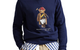 POLO BEAR FLEECE SWEATSHIRT BLUE