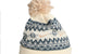 FAIR ISLE PEAK BEANIE CREAM