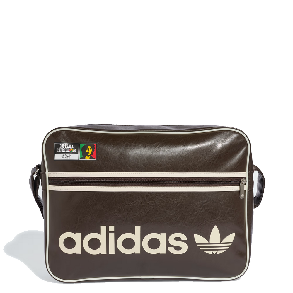 BOB MARLEY AIRLINER SHOULDER BAG DARK BROWN