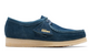 CLARKS WALLABEE NAVY/TEAL SUEDE
