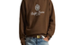 RELAXED FIT FLEECE GRAPHIC SWEATSHIRT BROWN