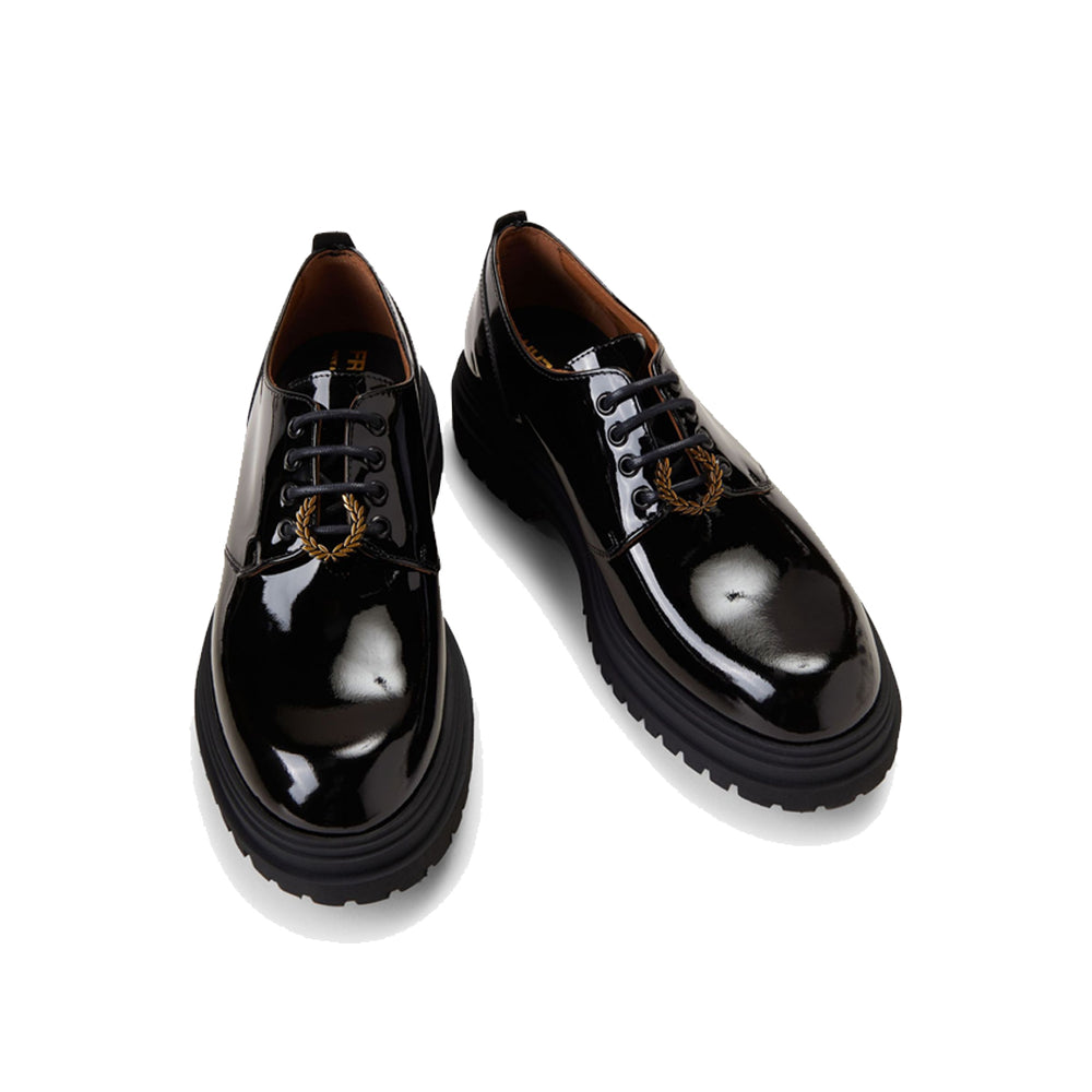 DERBY PATENT LEATHER SHOES