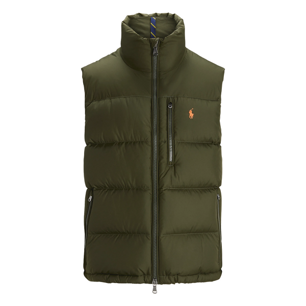 GORHAM DOWN PUFFER VEST OLIVE