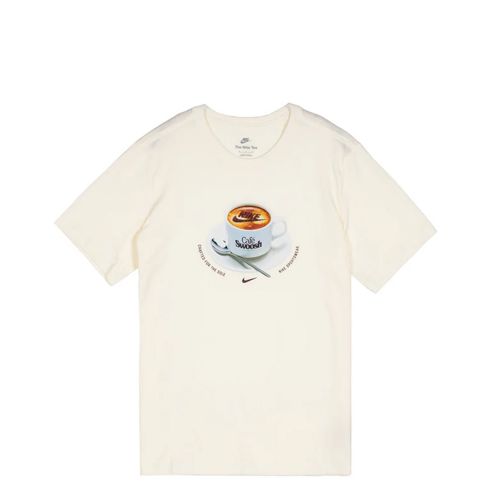 RELAXED FIT CAFE SWOOSH T-SHIRT WHITE