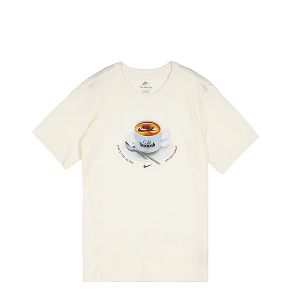 RELAXED FIT CAFE SWOOSH T-SHIRT WHITE