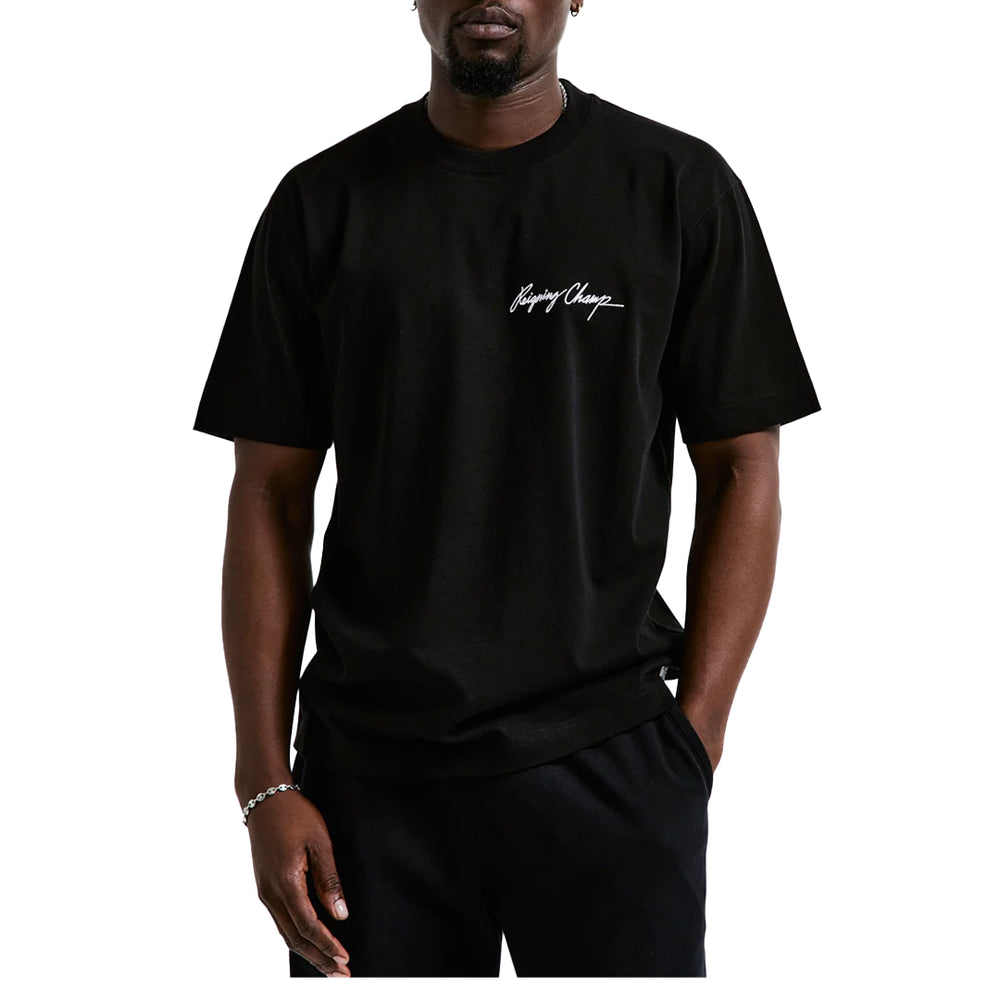 MIDWEIGHT JERSEY AUTOGRAPH T-SHIRT BLACK