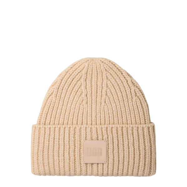 CHUNKY RIB BEANIE CREAM