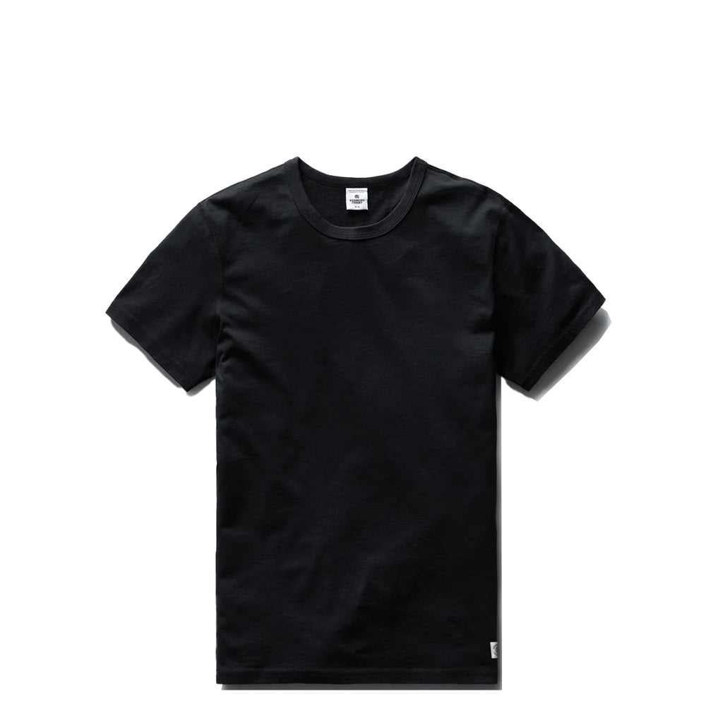 CAMISETA DE PUNTO DE ALGODÓN JERSEY PARA HOMBRE NEGRO