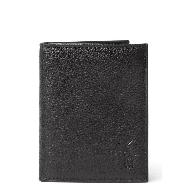 PEBBLED LEATHER BILLFOLD WALLET