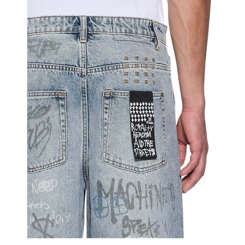 MAXX BLUE ROGUE GRAFFITI DENIM