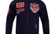 DETROIT TIGERS AREA CODE TWILL JACKET MIDNIGHT NAVY