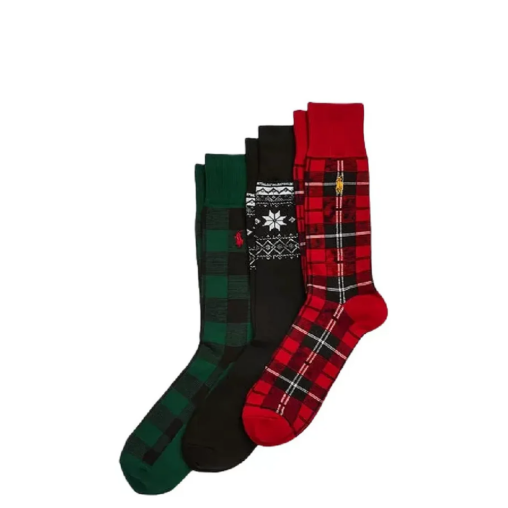 ENSEMBLE CADEAU DE 3 CHAUSSETTES HOLIDAY CREW