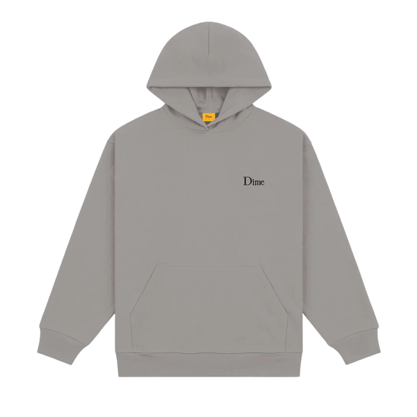 CURSIVE SMALL HOODIE CHARCOAL