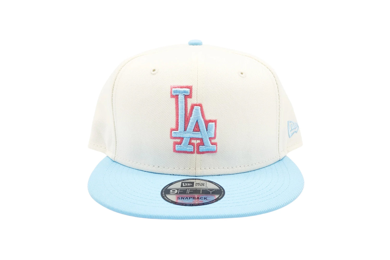 NEW ERA MLB LOS ANGELES DODGERS COLOR PACK OFF WHITE/SKYBLUE 9FIFTY SN –  NRML