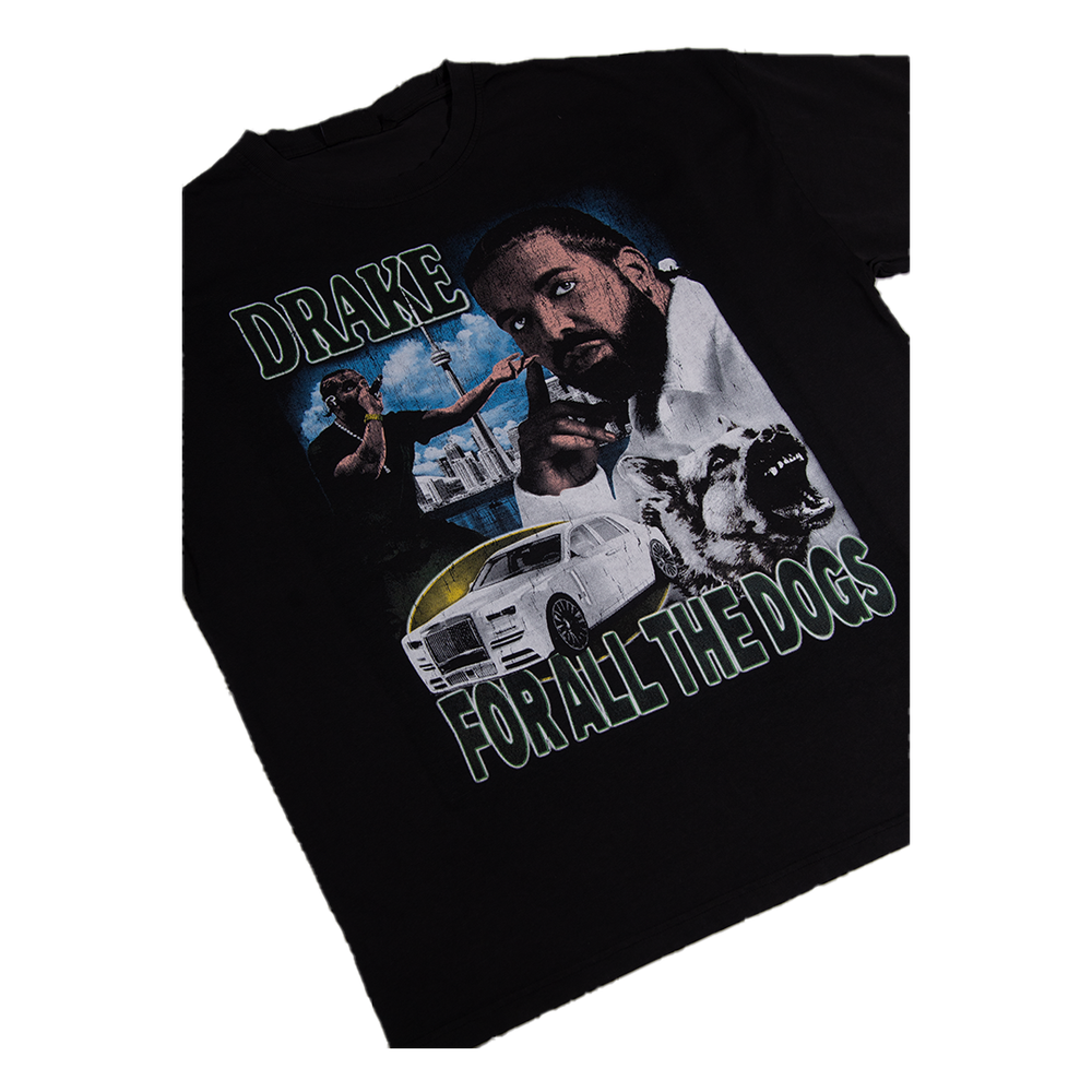 DRAKE VINTAGE TEE BLACK