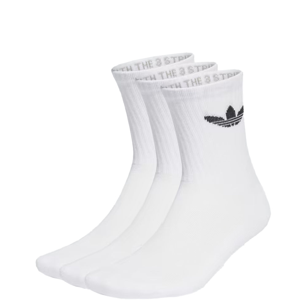 TREFOIL CUSHION CREW SOCKS 3 PAIRS