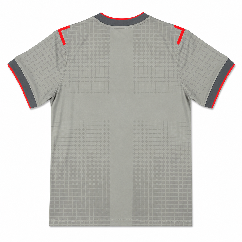 WOMEN'S ENGLAND X PALACE PREMATCH JERSEY GREY / BRIGHT CRIMSON