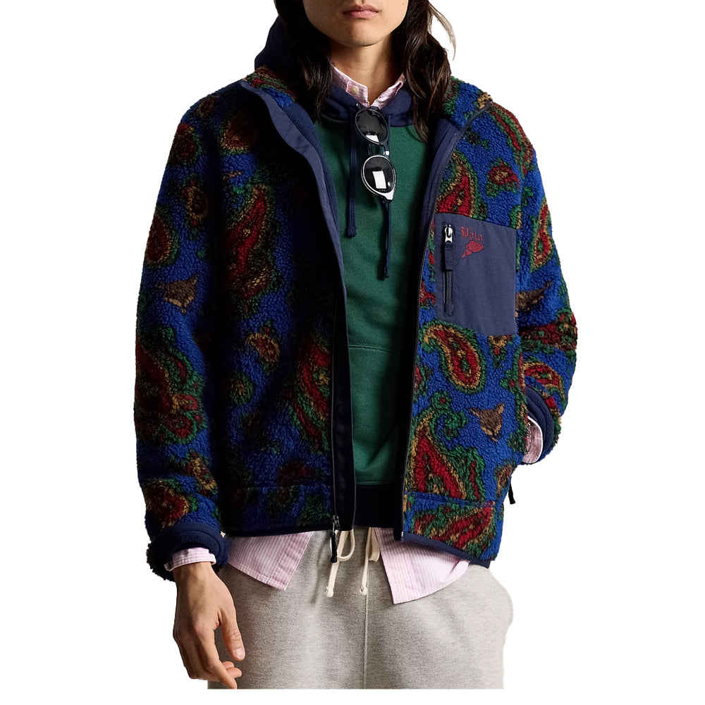 PAISLEY PILE FLEECE JACKET