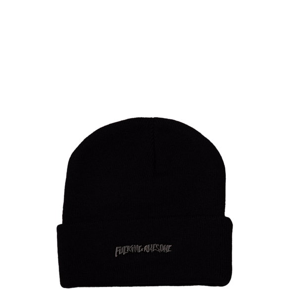 METAL STAMP LOGO CUFF BEANIE