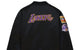 LIGHTWEIGHT SATIN BOMBER VINTAGE LOGO LA LAKERS