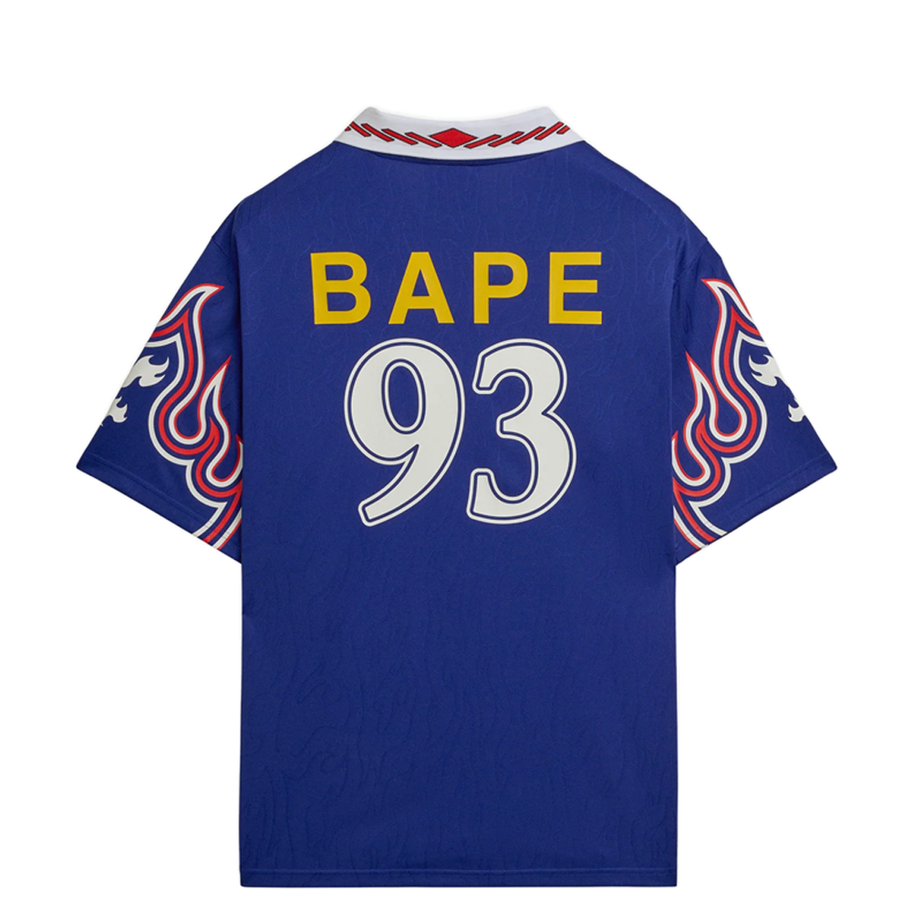 ADIDAS ORIGINALS X BAPE FLAME SHORT SLEEVE JERSEY – NRML ADIDAS ORIGINALS X BAPE FLAME SHORT SLEEVE JERSEY – NRML