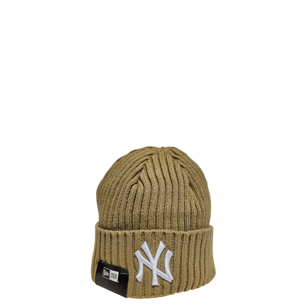 NEW YORK YANKEES FLEECE LINED KNIT BEANIE KHAKI