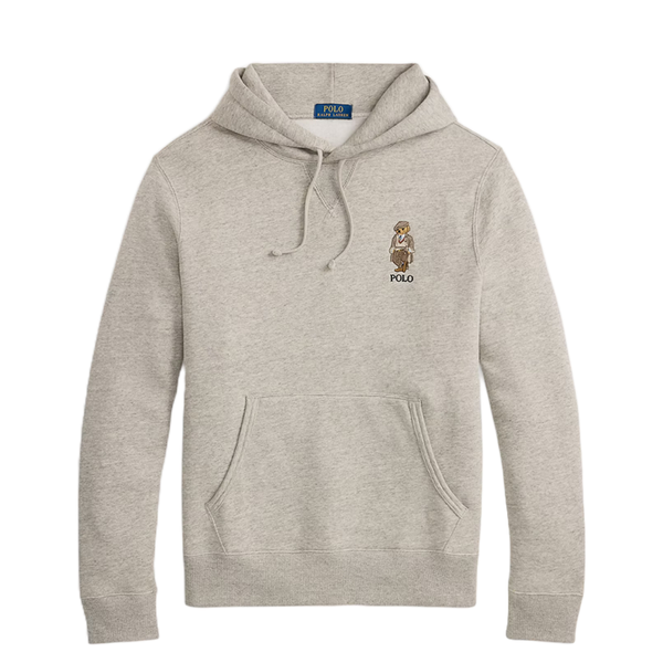 BEAR FLEECE HOODIE GREY