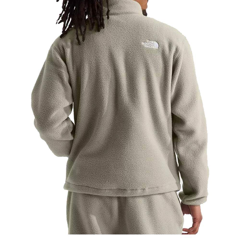 FLEESKI 1/4 ZIP PULLOVER FLEECE TOP CLAY GREY