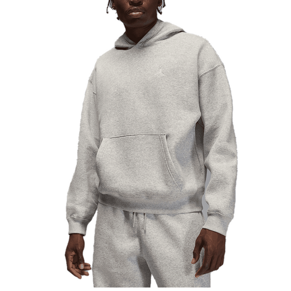 BROOKLYN FLEECE HOODIE GREY HEATHER/WHITE