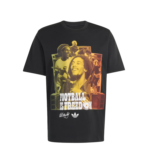 BOB MARLEY ORIGINALS MEN'S BLACK T-SHIRT