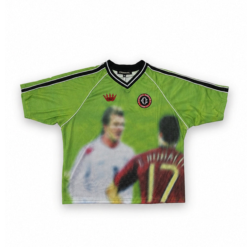 FRENEMIES FOOTBALL SHIRT GREEN/MULTI