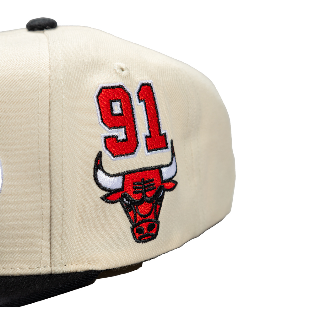 CHICAGO BULLS 1996 NBA FINALS SNAPBACK CREAM