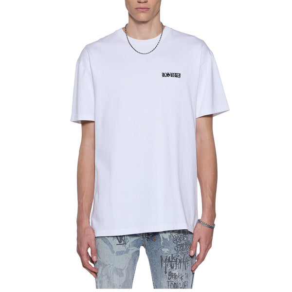 HAUNTED BIGGIE SHORT SLEEVE TEE WHITE