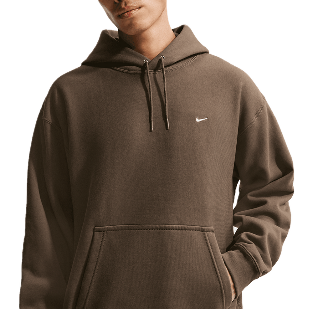 SOLO SWOOSH HOODIE DARK HAZEL
