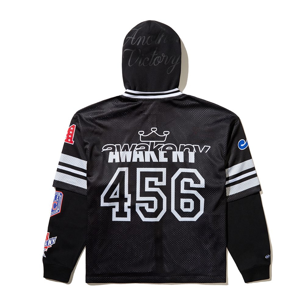 HEADCRAMP CHAMPS JERSEY ZIP UP BLACK