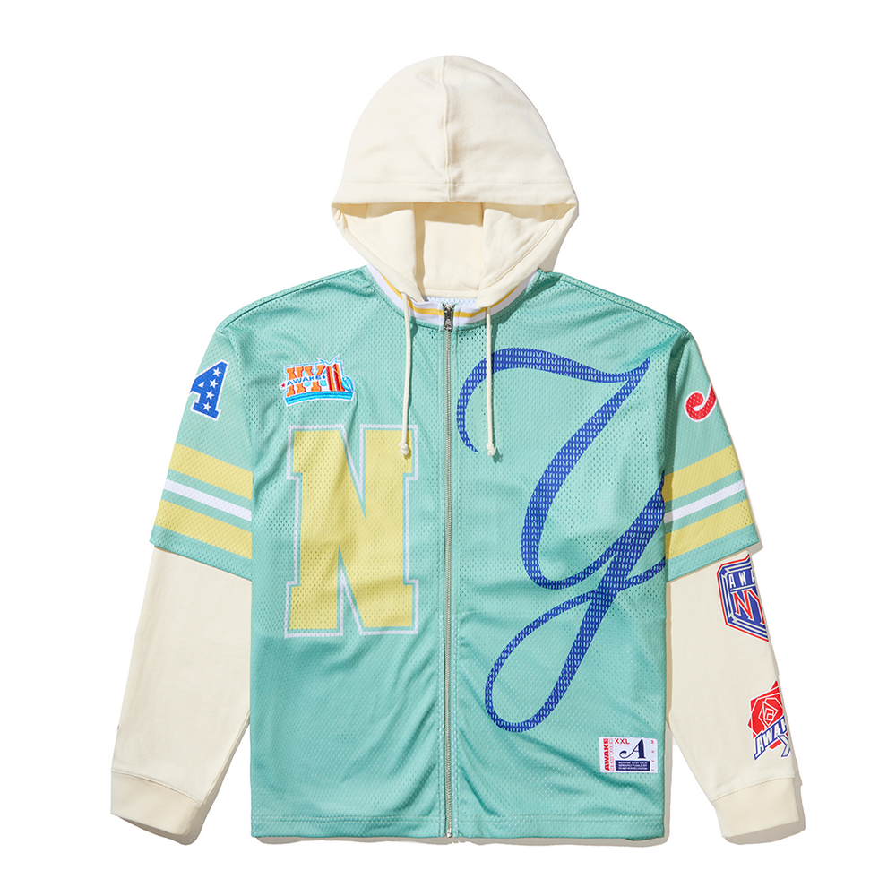 HEADCRAMP CHAMPS JERSEY ZIP UP GREEN