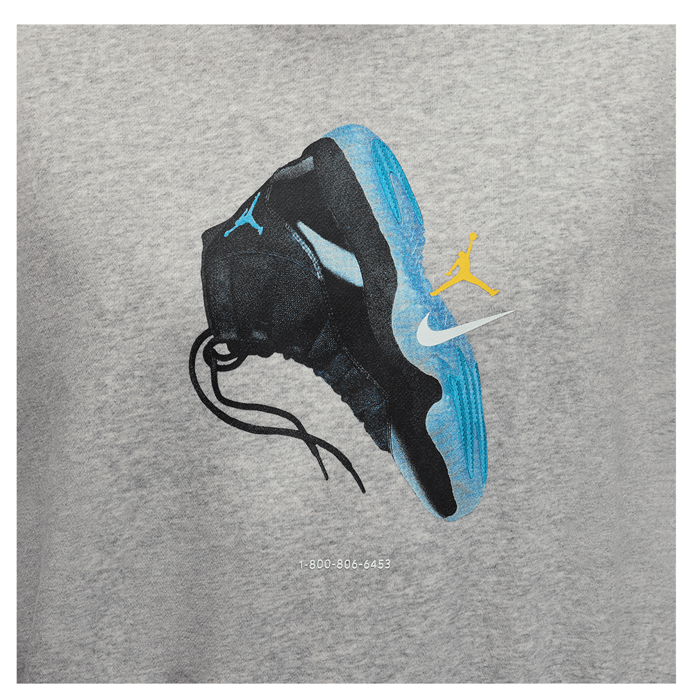 BROOKLYN FLEECE SWEATSHIRT HEATHER GREY