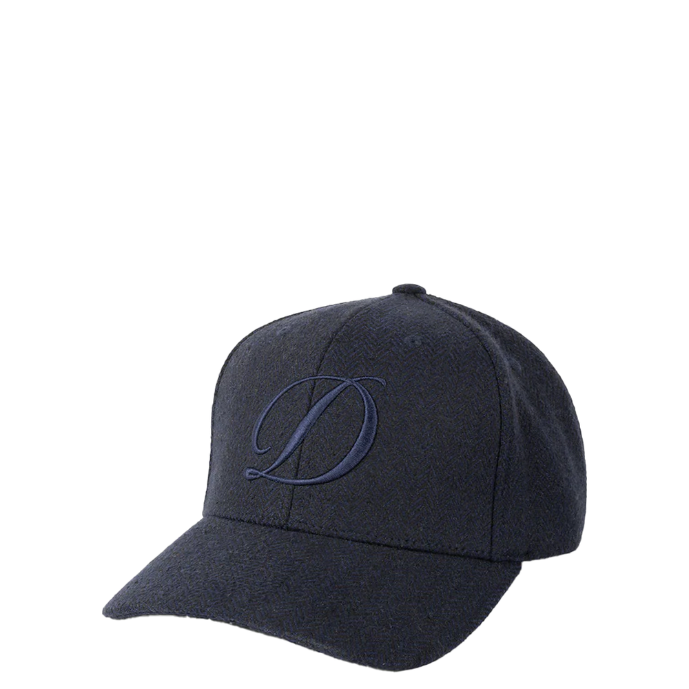 D FULL FIT CAP HERRINGBONE NAVY