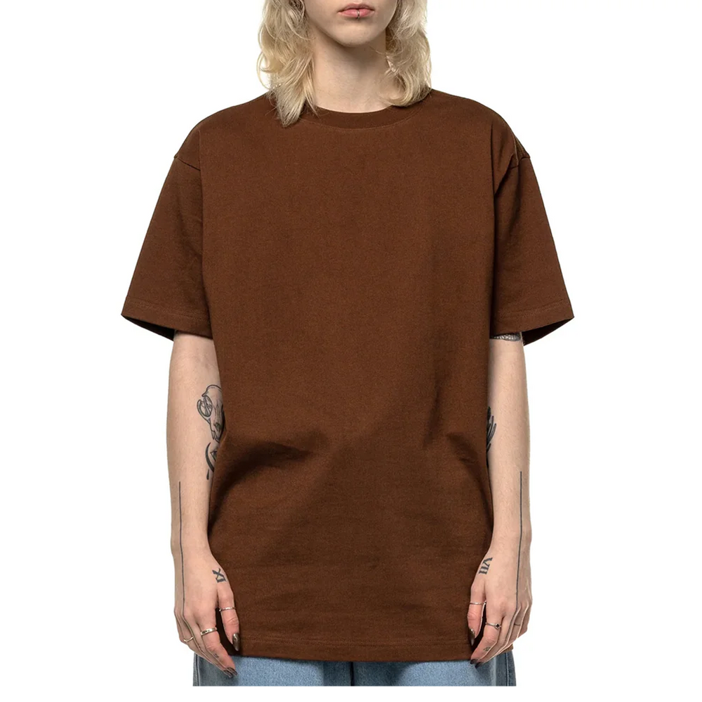 HEAVYWEIGHT SHORT SLEEVE TEE BROWN