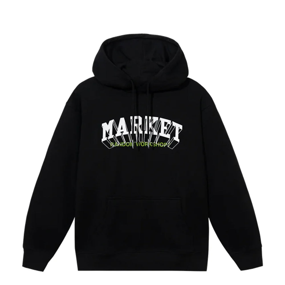 SUPER MARKET PULLOVER HOODIE WASHED BLACK