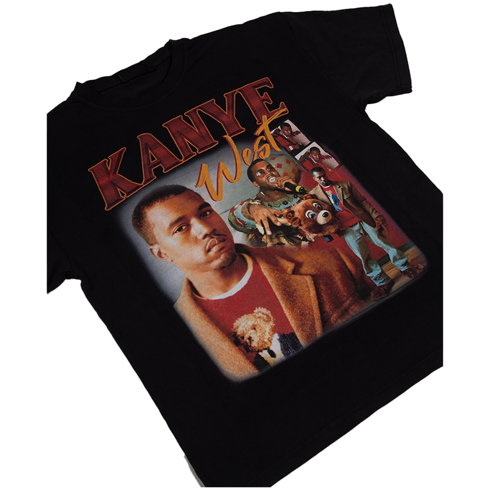 KANYE WEST VINTAGE TEE BLACK