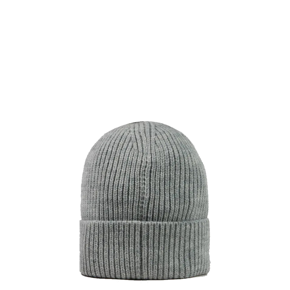 TNF LOGO BOX CUFF BEANIE LIGHT GREY