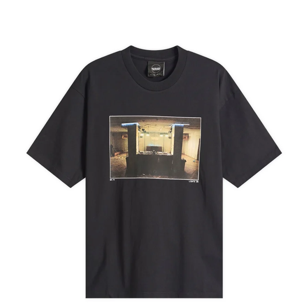 LIGHTS ON PHOTO T-SHIRT BLACK