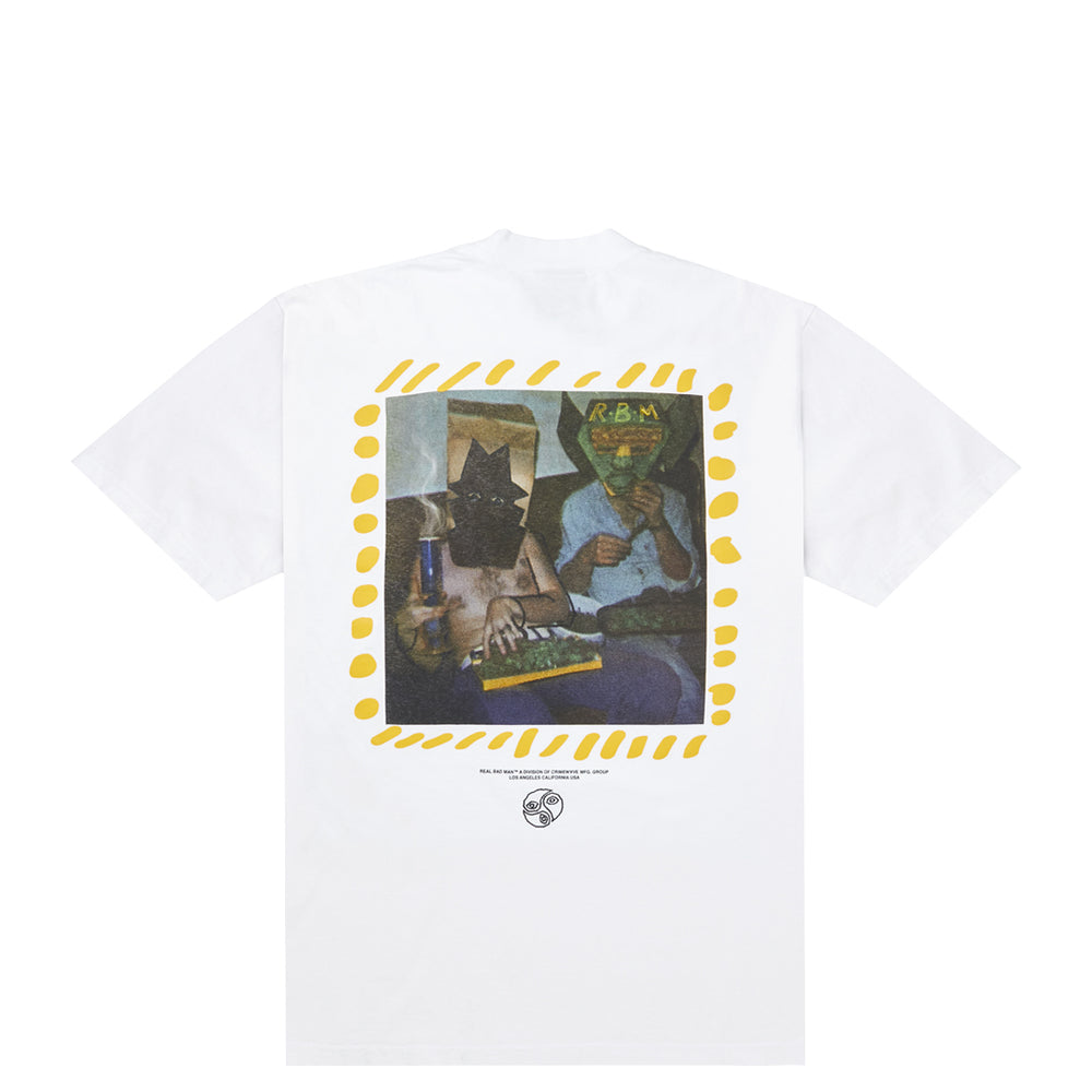 MASKED MEN SHORT SLEEVE TEE WHITE