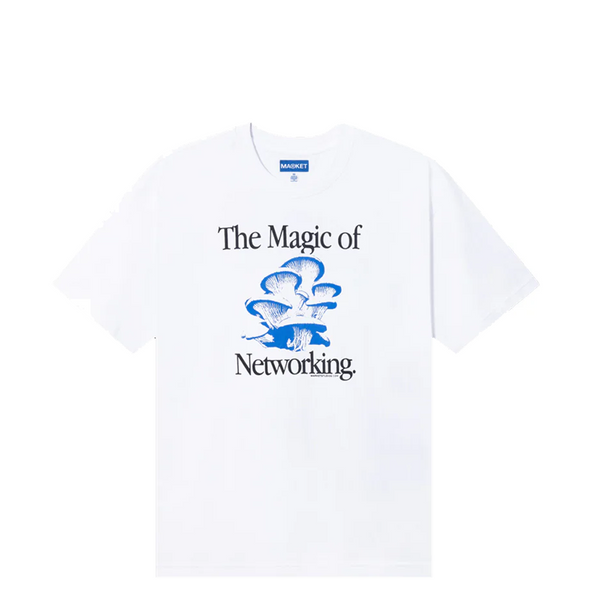 SOCIAL NETWORK T-SHIRT WASHED WHITE