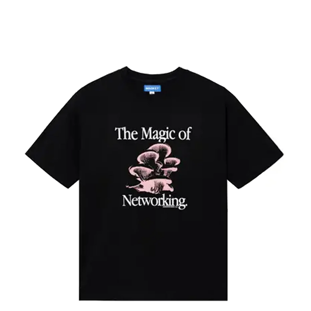 SOCIAL NETWORK T-SHIRT WASHED BLACK