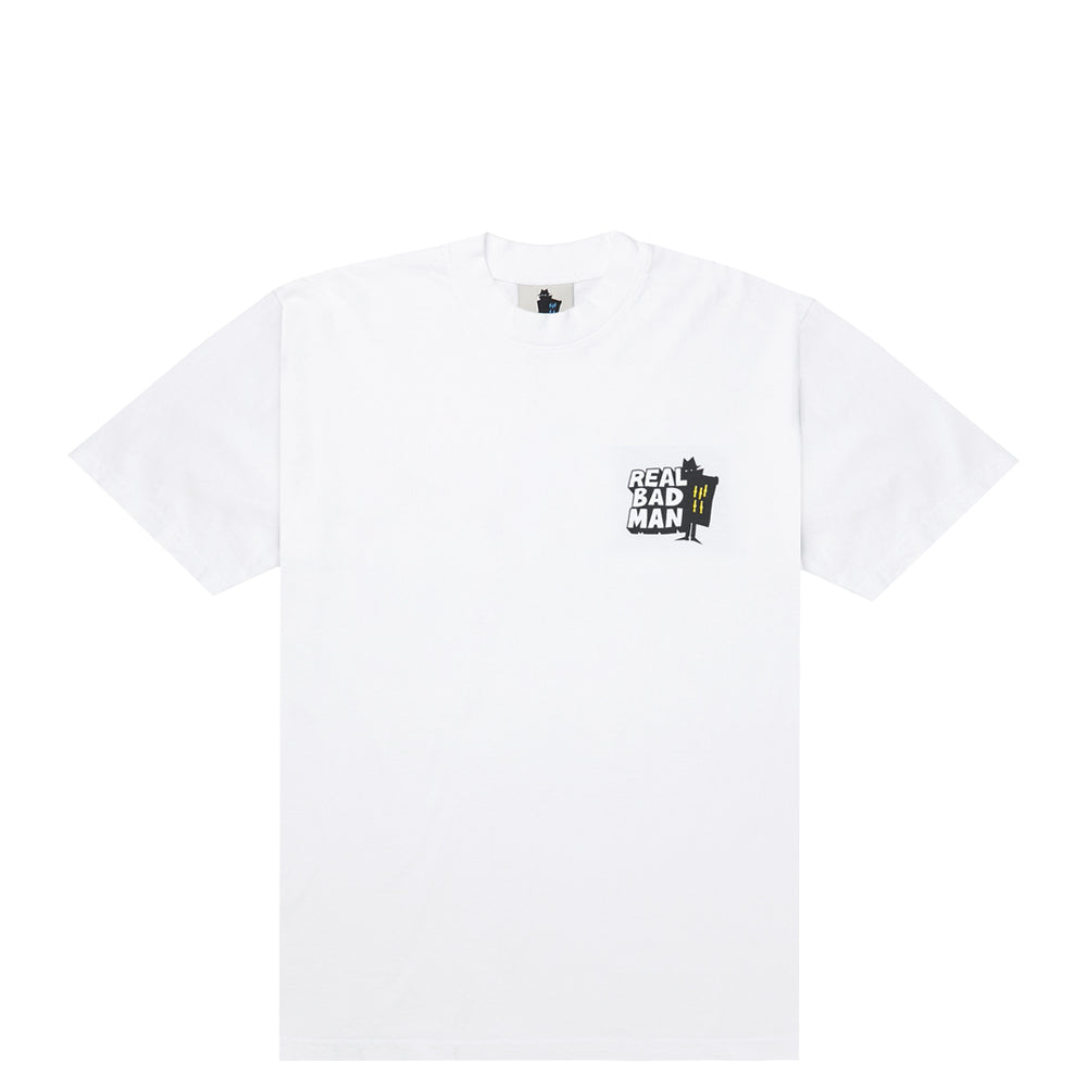 MASKED MEN SHORT SLEEVE TEE WHITE