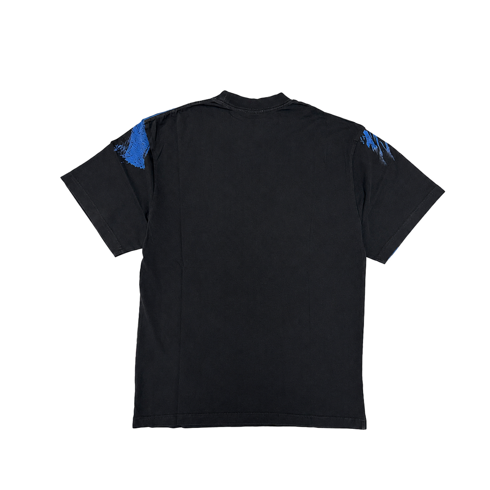 POMEGRANATE SS KNIT BLACK