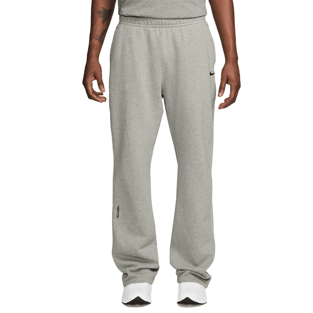 NOCTA OPEN HEM FLEECE PANTS HEATHER GREY